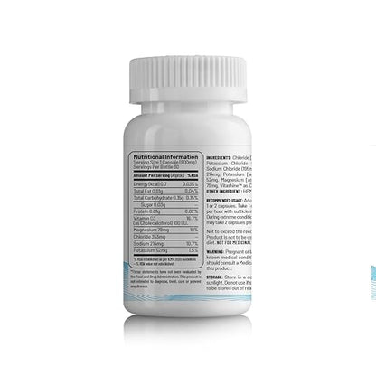 Unived Salt Capsules, Electrolyte Replacement for Runners, Cyclists, and Athletes from other Sports (30 Caps)