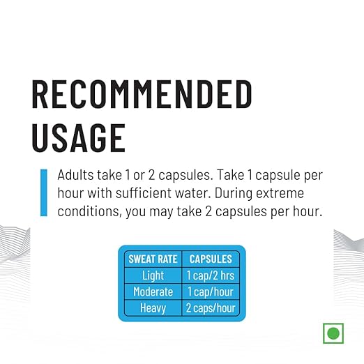 Unived Salt Capsules, Electrolyte Replacement for Runners, Cyclists, and Athletes from other Sports (30 Caps)