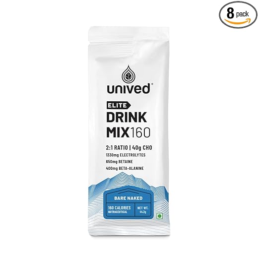 Unived Elite Drink Mix 160 Bare Naked Box of 8