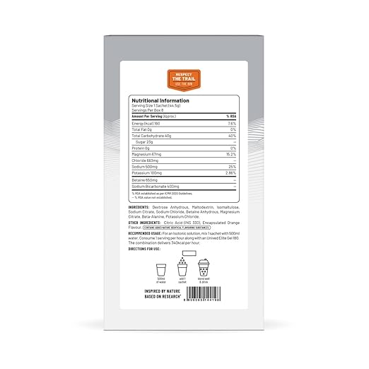 Unived Elite Drink Mix 160 Orange Twist