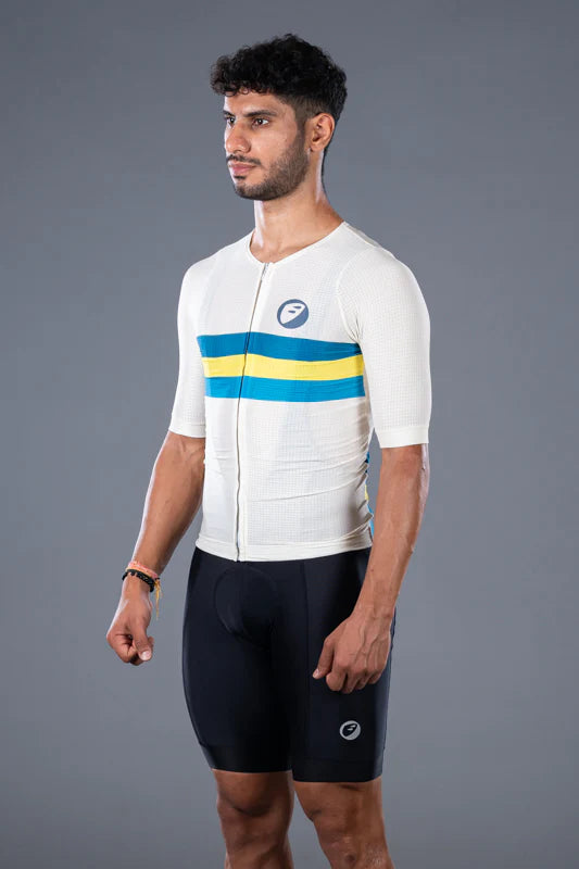 Elite fit Cycling Jersey | Ivory | Unisex