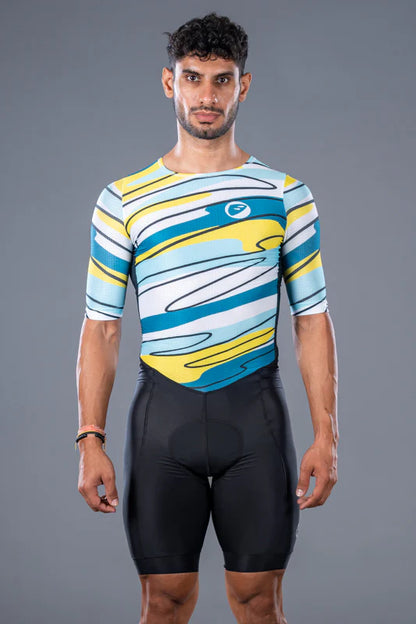 Men Cycling | BackZipped Speedsuit | Lines