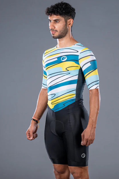 Men Cycling | BackZipped Speedsuit | Lines