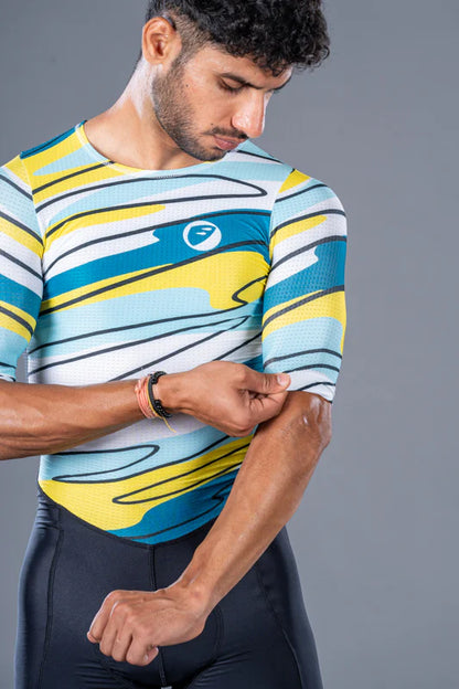 Men Cycling | BackZipped Speedsuit | Lines