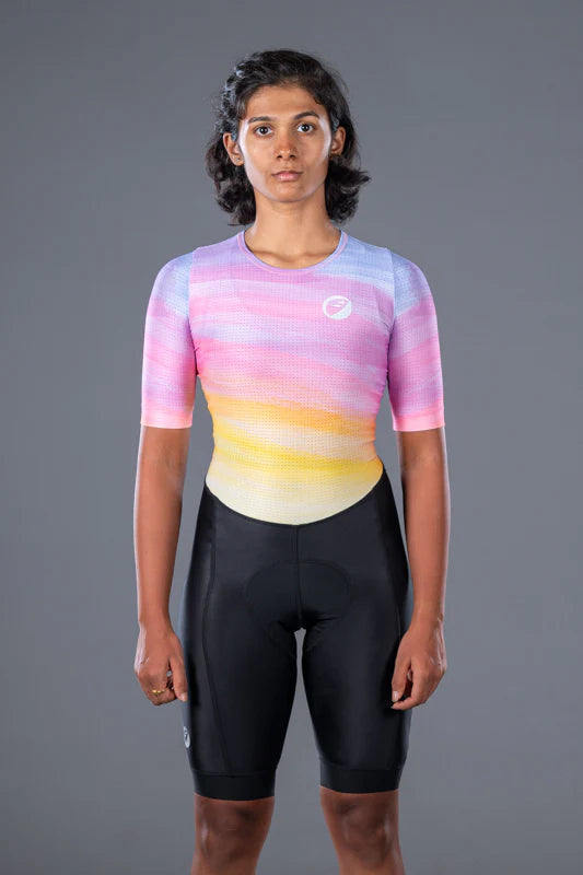 Womens Cycling | BackZipped Speedsuit | Pastel