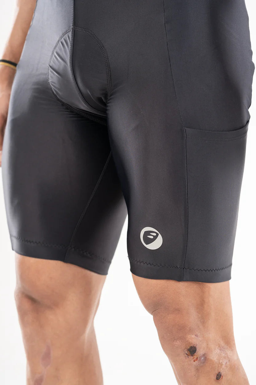 Cycling Bibless Shorts | Evolve | Black-Defect