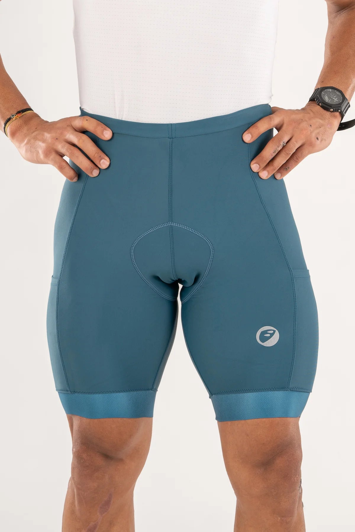 Cycling Shorts | Evolve Endurance | Teal Primo | Mens