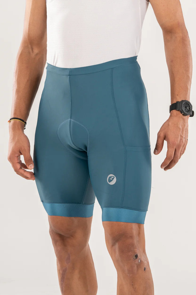 Cycling Shorts | Evolve Endurance | Teal Primo | Mens