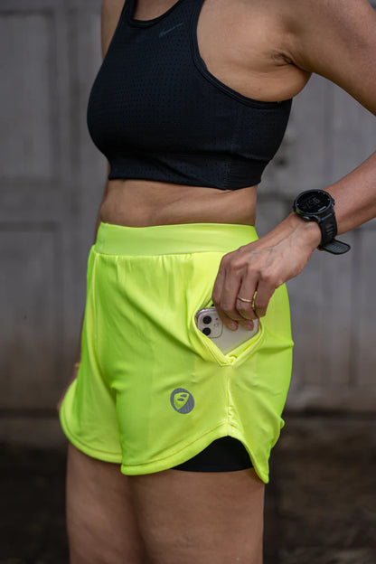 Womens Running | Shorts | 3 inch | Shine