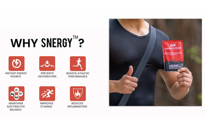 Steadfast Nutrition Snergy | Instant Energy & Hydration | Orange Flavour | 45g per Sachet