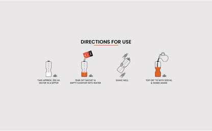 Steadfast Nutrition Snergy | Instant Energy & Hydration | Orange Flavour | 45g per Sachet