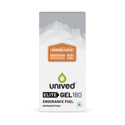 Unived Elite Gel 180 Caramel Latte (35 mg Caffeine)