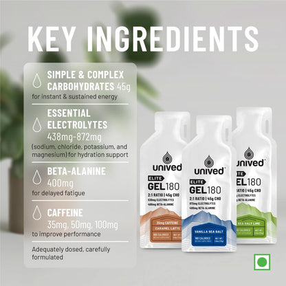 Unived Elite Gel 180 Vanilla Sea Salt