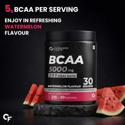 BCAA powder with leucine isoleucine and valine for fitness