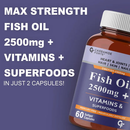 Omega 3 EPA DHA fish oil capsules for men and women