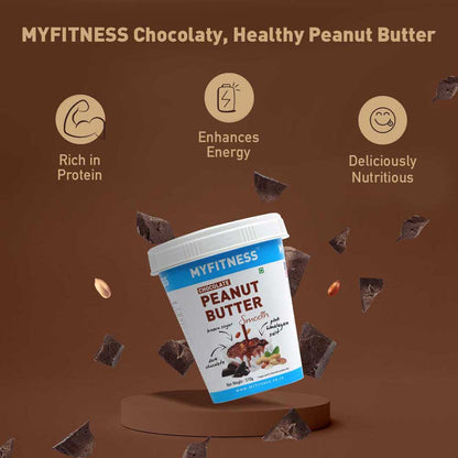 MyFITNESS Chocolate Smooth Peanut Butter (22% Protein)